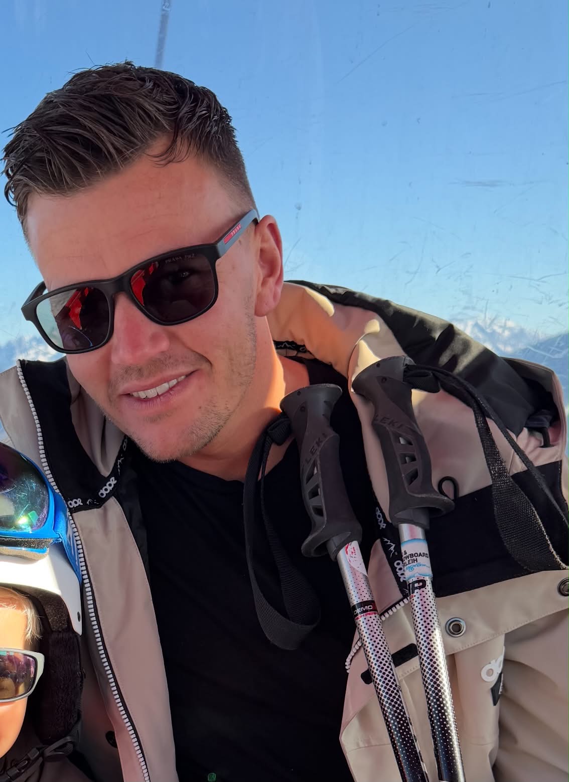 Søren Bælum på skitur